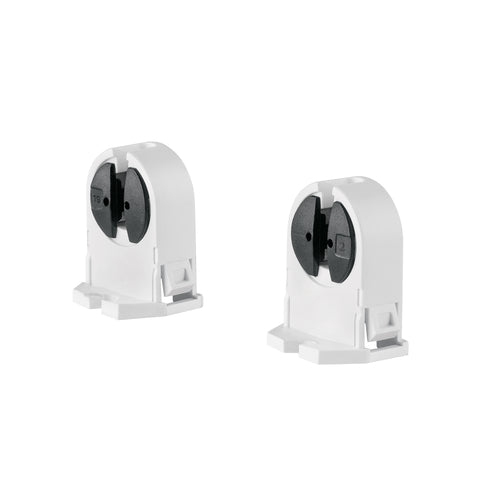 Bolsa 2 pz portalámparas p/tubo LED y fluorescente, base G5 | POPL-18 | 45391