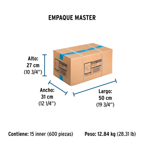 Codo 90° de PVC de 1/2', FOSET | PVC-561 | 45411