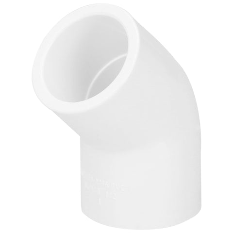 Codo 45° de PVC de 1/2', FOSET | PVC-861 | 45414