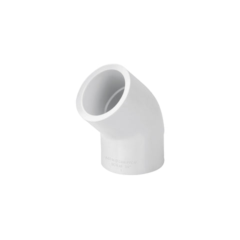 Codo 45° de PVC de 3/4', FOSET | PVC-862 | 45415
