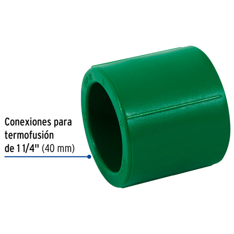 Cople de PPR, 1-1/4' (40mm), FOSET | CV-264 | 45447