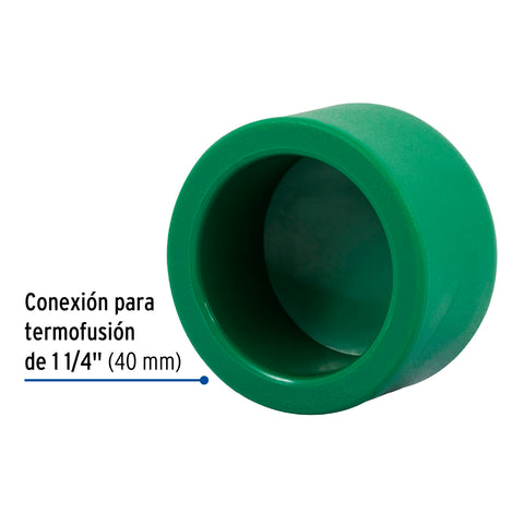 Tapon de PPR 1-1/4', FOSET | CV-364 | 45456