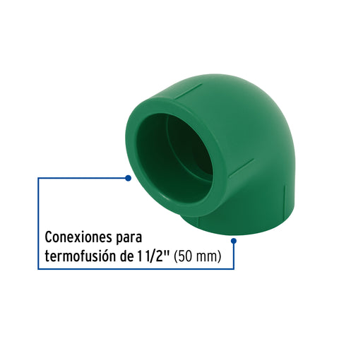 Codo 90° PPR, 1-1/2', FOSET | CV-565 | 45460