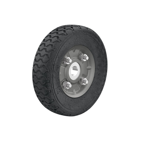 Rueda de hule sólido 6' para diablo, un balero, Pretul | RD-61 | 45481