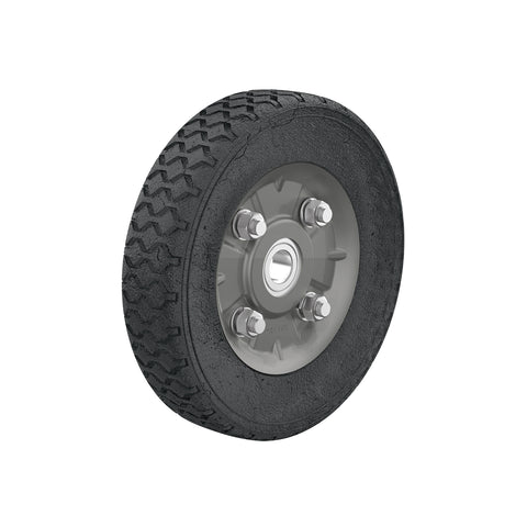 Rueda de hule sólido 7' para diablo, un balero, Pretul | RD-71 | 45482