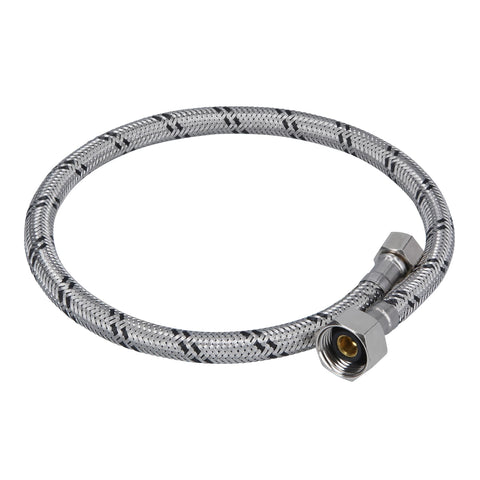 Manguera lavabo/fregadero, acero inox, 1/2' x 3/8', 55 cm | FLA-55XL | 45490