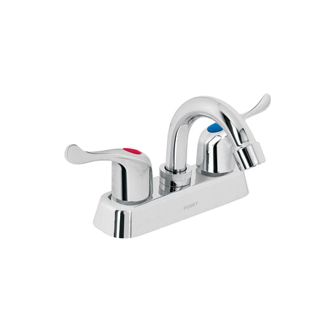 Mezcladora 4' lavabo, ABS, cuello curvo, palanca, BASIC | MP-050P | 45512
