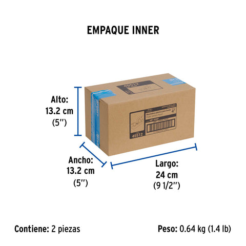 Mezcladora 4' lavabo, ABS, cuello curvo, palanca, BASIC | MP-050P | 45512