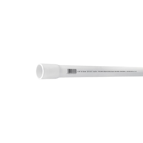 Tubo de 1-1/4' PVC hidráulico cédula 40, 3m, 1.9kg, FOSET | PVC-004 | 45520