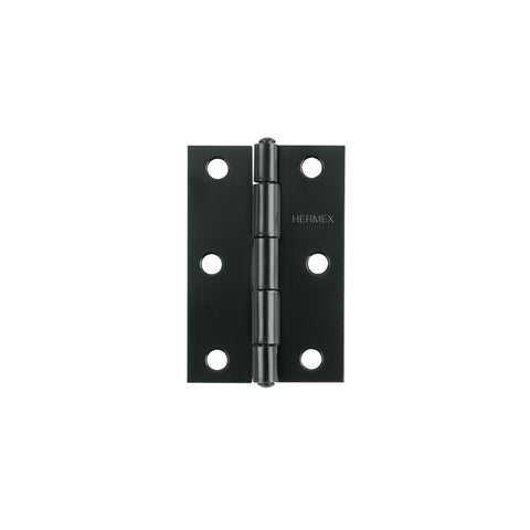 Bisagra rectangular 3' negra, HERMEX | BR-306 | 45636