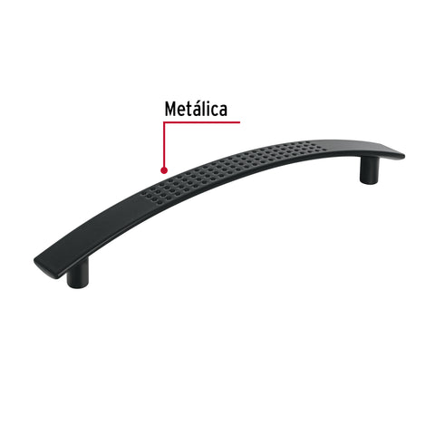 Jaladera de 128mm, línea Contempo, negro, HERMEX | JAL-0162 | 45642
