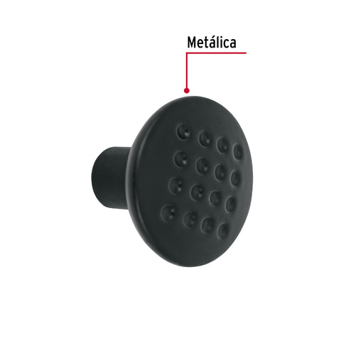 Perilla estilo 'Contempo' acabado negro, HERMEX | PER-016 | 45650