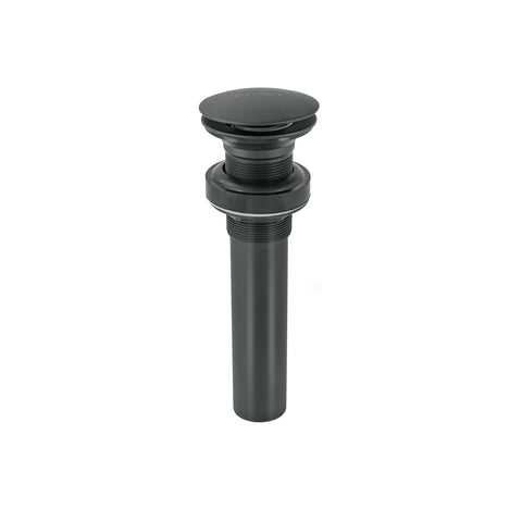 Contra p/lavabo, 1-1/4', sin rebosadero, hongo, latón, negro | CE-226SM | 45700