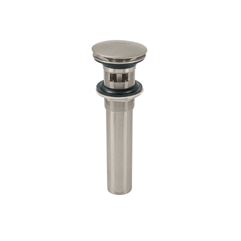 Contra p/lavabo, 1-1/4', con rebosadero, hongo, latón, satín | CE-226N | 45702