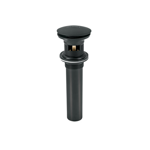 Contra p/lavabo, 1-1/4', con rebosadero, hongo, latón, negro | CE-226M | 45703