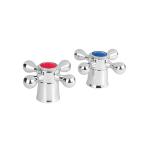 Juego de manerales de cruceta p/lav-fregadero, cromo, BASIC | MM-800 | 45711