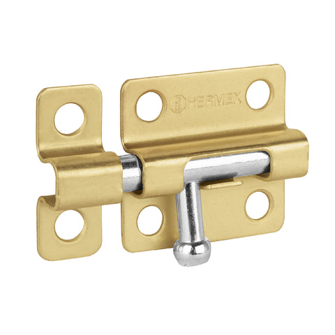 Pasador de barril de acero latón 2', HERMEX | PAS-21 | 45723