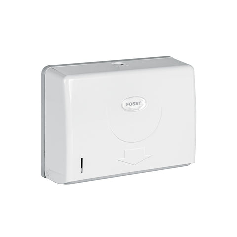 Dispensador junior p/toallas de papel, blanco, FOSET BASIC | ABP-31B | 45740