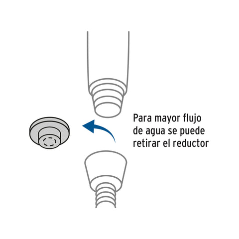 Regadera de teléfono 3-1/4, ABS, con soporte, cromo, AERO | R-011 | 45787