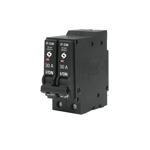 Interruptor de 2 polos 30A, enchufable, a granel, VOLTECK | IT-230G | 45878