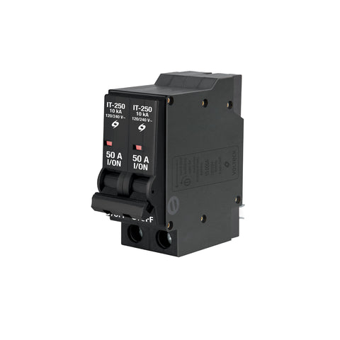 Interruptor de 2 polos 50A, enchufable, a granel, VOLTECK | IT-250G | 45880