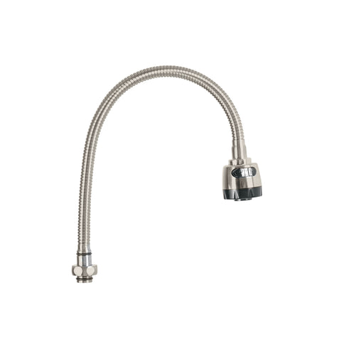 Cuello flexible para mezcladora de fregadero, satín, AQUA | AQCR-81N | 45885