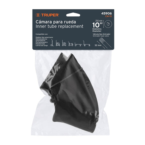 Cámara para rueda neumática de 10', Truper | CM-10 | 45906