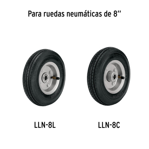 Rueda neumática de 8' sin cámara, Truper | N8 | 45907