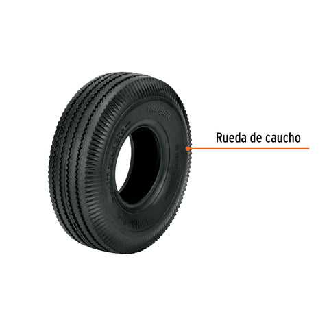 Rueda neumática de 10' sin cámara, Truper | N10 | 45908