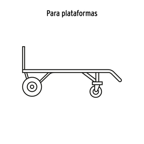Rueda imponchable 10' para eje central, Truper | LLX-10C | 45909