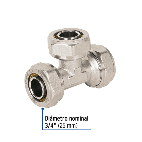 Tee para PEALPE, 3/4', FOSET | PPG-34T | 45929
