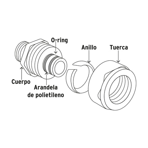 Tee para PEALPE, 3/4', FOSET | PPG-34T | 45929