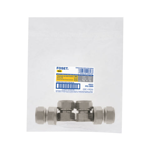 Conector para PEALPE, 3/8', con rosca hembra, FOSET | PPG-38NH | 45932
