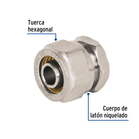 Tapón para PE-AL-PE, 3/8', FOSET | PPG-38TA | 45938