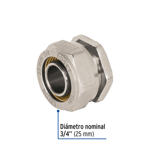 Tapón para PE-AL-PE, 3/4', FOSET | PPG-34TA | 45940