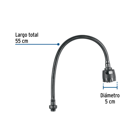 Cuello flexible para mezcladora de fregadero, negro, AQUA | AQCR-81M | 45948
