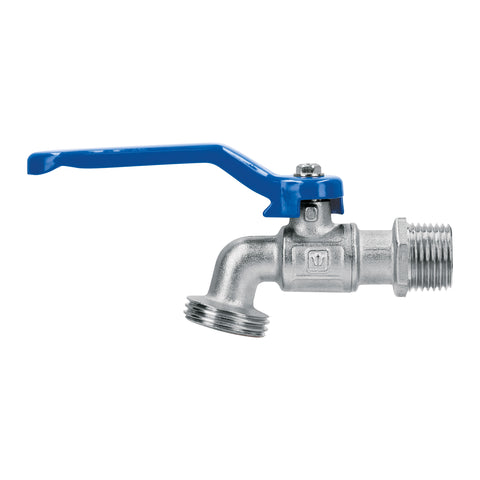 Llave de esfera de latón 1/2', 140 g, s/adaptador, FOSET | LLE-140LS | 45969