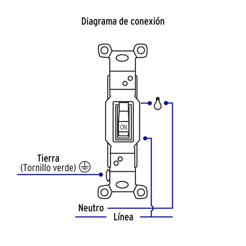 Interruptor vertical de palanca, Standard, marfil, Volteck | APSE-S | 46000