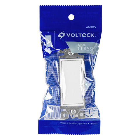 Interruptor sencillo, línea Classic, Volteck | APSE-CL | 46005