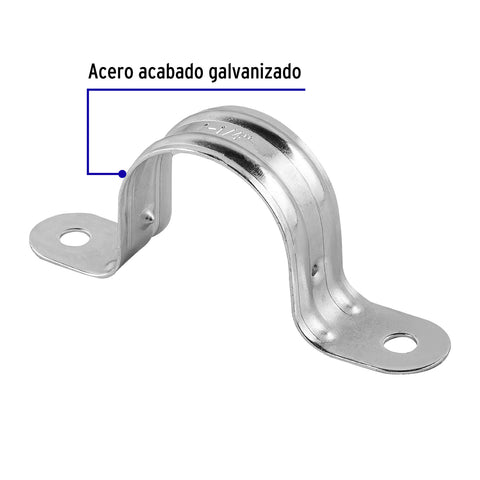 Bolsa c/5 abrazaderas tipo omega 1-1/4' p/tubo pared delgada | AO-114 | 46030