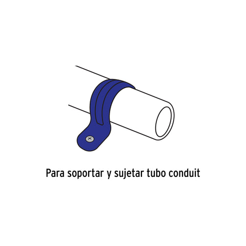 Bolsa c/5 abrazaderas tipo uña 1-1/2' p/tubo pared delgada | AU-112 | 46041