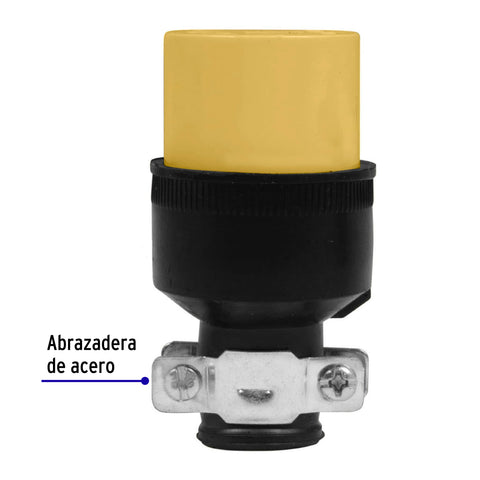 Contacto industrial reforzado aterrizado, 2 polos+tierra | COR-A | 46120