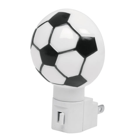 Luz de noche con lámpara E12, balón soccer, Volteck | LUZ-04 | 46133