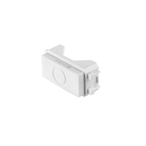 Módulo (tapón) ciego, línea Italiana, color blanco, Volteck | TA-IB | 46140