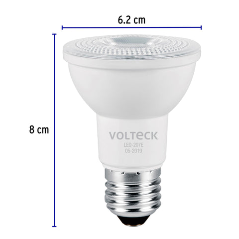 Lámpara de LED 6 W tipo PAR 20 luz de día, blíster, Volteck | LED-207E | 46182