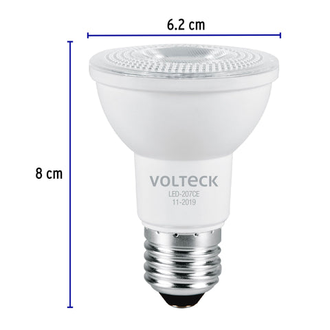 Lámpara de LED 6 W tipo PAR 20 luz cálida, blíster, Volteck | LED-207CE | 46183