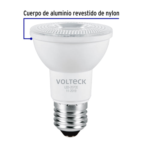 Lámpara de LED 6 W tipo PAR 20 luz cálida, blíster, Volteck | LED-207CE | 46183