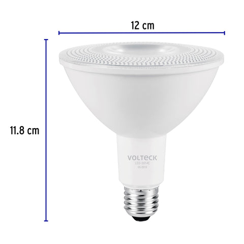 Lámpara de LED 14 W tipo PAR 38 luz de día, blíster, Volteck | LED-3814E | 46191
