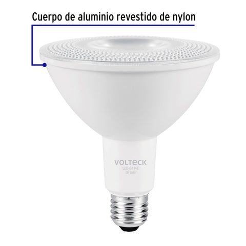 Lámpara de LED 14 W tipo PAR 38 luz de día, blíster, Volteck | LED-3814E | 46191