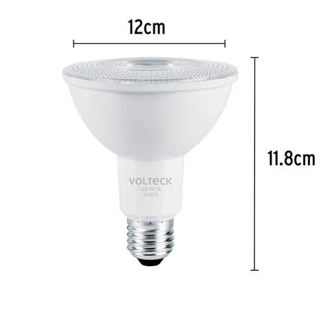 Lámpara de LED 14 W tipo PAR 38 luz cálida, blíster, Volteck | LED-3814CE | 46192